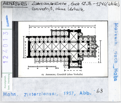 Vorschaubild Arnsburg: Zisterzienserkirche, Grundriss 